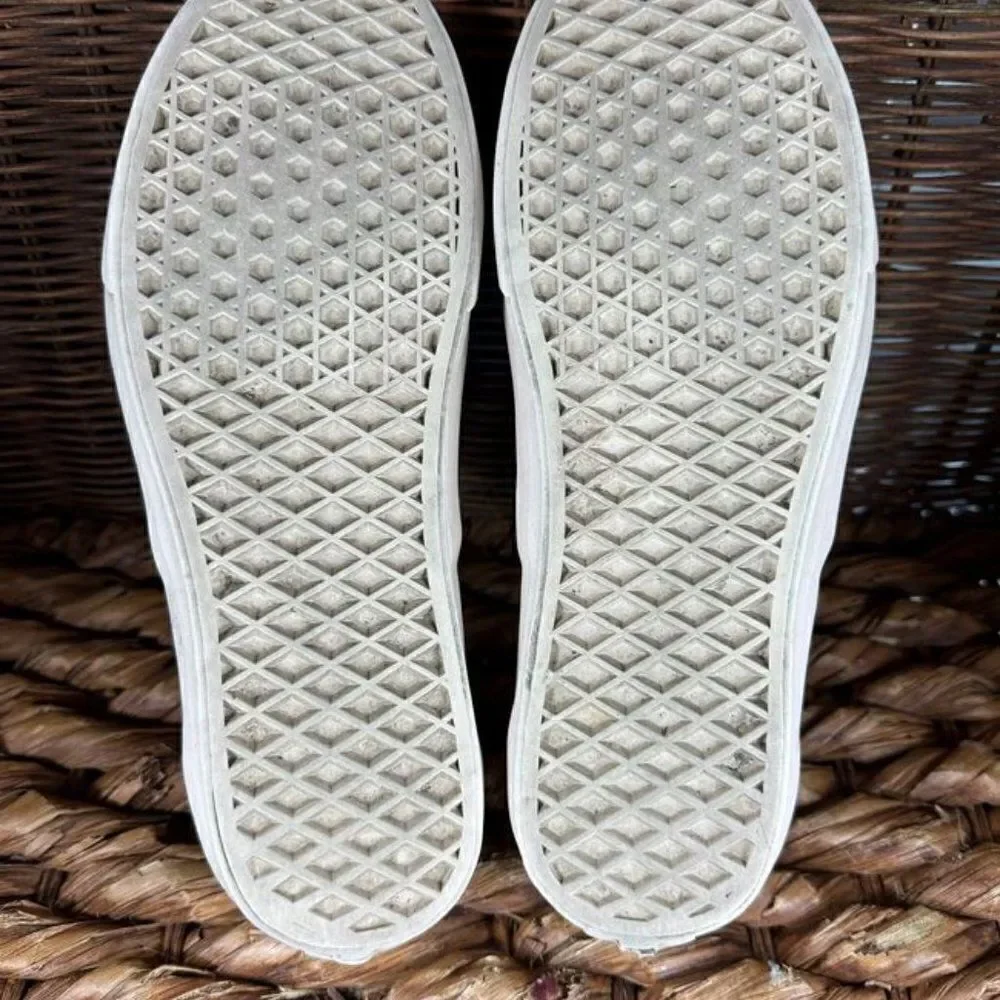 Vans Sz 8 Men's‎ Tan Slip On Low Top Sneakers